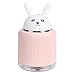 LIUTT Umidificatore Portatile -300 ml Simpatico umidificatore a Forma di Coniglio USB purificatore per umidificatore d'Aria per Auto Home Office Desktop