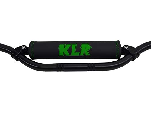 Coussinet de barre transversale en mousse haute densité logo vert pour moto Kawasaki KLR