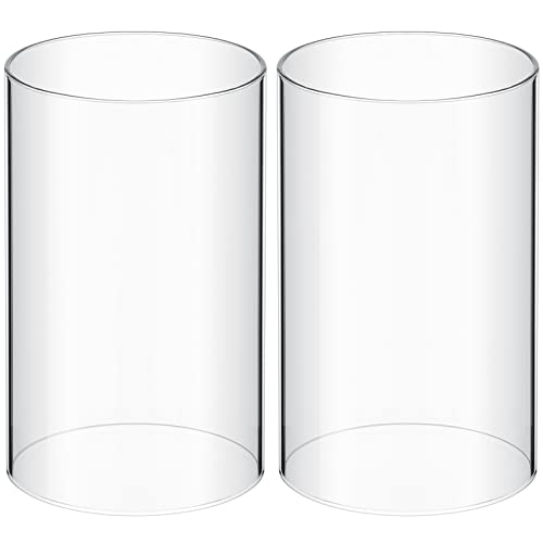 2 Pcs Windproof Lampshade Grass Candle Holder Candle Protectors Grass Candle Cover Candle Tube Candle Light Cover Candle Shade Candle Cover Glass Candle Covers Windproof
