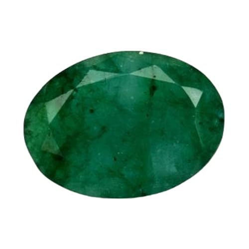 Émeraude naturelle pierre précieuse en vrac ovale 17mm pour fabrication de collier et bague