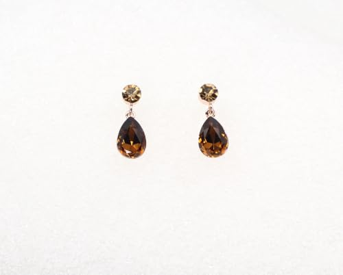 Image of Faship Gorgeous Rhinestone Crystal Floral Necklace Earrings Set