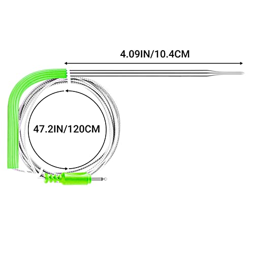 INKBIRD Grill Thermometer Replacement Colored Probes 4-Pack Set for INKBIRD Thermometer, 47 Inches Stainless Probes Only Compatible with IBBQ-4BW, IBT-24S and IBT-26S by Inkbird - Image 5