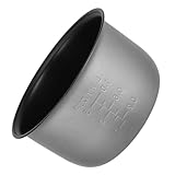 SOLUSTRE Reiskocher Innentopf Antihaftbeschichtet Ersatz für Reiskocher Tragbares Kochgeschirr für Reis und Kuchen zu Reinigen und Langlebig Hochwertiges Material Sicher