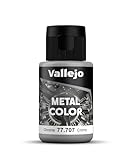 Vallejo Metal Color Pintura Acrílica Cromo Acabado Realista, 32 ml. para Aerógrafo para Modelismo