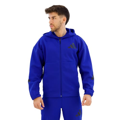 adidas New Z.N.E Full Zip Sweatshirt L Blue