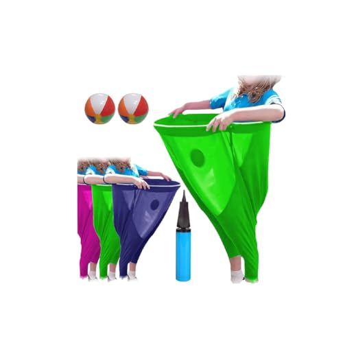 Granny Pants Yard Game Sets,2025 New Giant Outdoor Freaky Funny Pants Party Game with Bouncy Balls,Funny Family Reunion and Team Relay Recreational Tossing Games,The Ultimate Backyard Party Games!