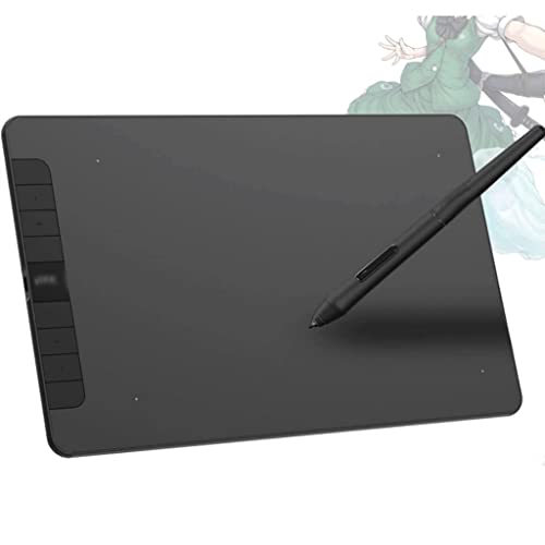 Tableta de dibujo de 10 x 6 pulgadas, tableta gráfica de animación, tablero de dibujo con inclinación 8192 presión para arte y educación en línea