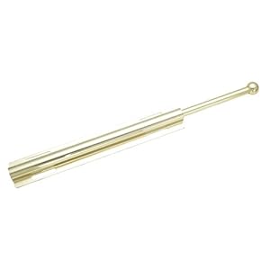 12″ Valet Rod Standard for Closet Polished Brass PB Metal