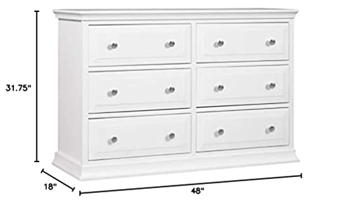 Davinci Signature 6-Drawer Double Dresser In White #TOP2