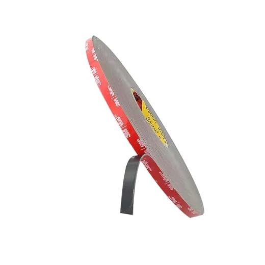 3M Double Sided Mounting Tape, 3M5952 Heavy Duty VHB Foam Adhesive 1/4"x15.4 FT for Indoor Outdoor, LED Strip Lights, Automotive Trim & Home Office Décor, Waterproof & Industrial Grade,1/4” x 15.4 FT