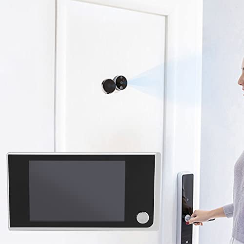 3.5 pulgadas pantalla LCD Mirilla Digital, Visor visible, Mirilla digital de video para puerta para sistema de seguridad en el hogar miniatura 1
