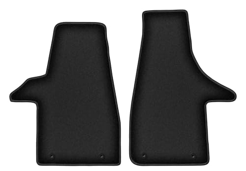 Tapis de sol VW Transporter T6 en velours noir Durban par 2