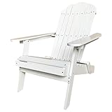 PayLessHere Adirondack Chairs, Weather Resistant Patio Chairs with Pinewood Wooden Textured for Patio Lawn Garden Backyard Deck Pool Beach Fire Pit