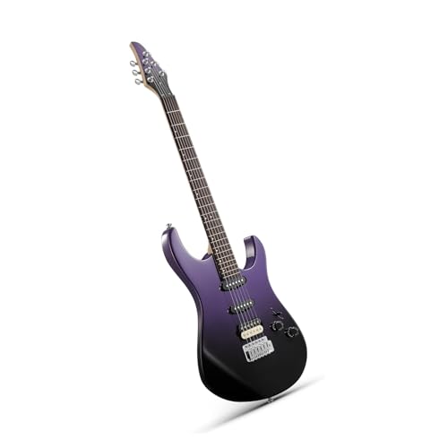 Guitare électrique pleine grandeur solide pour perfectionner sa technique à la maison