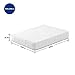 Olee Sleep Mattress, Memory Foam, White, 100 x 200
