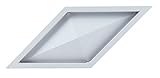 von Heitronic Heitronic LED Aufbauleuchte ALEKSI 8W rautenförmig Deckenleuchte Deckenlampe Panel LED-Panel tageslichtweiß