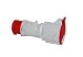 Produktbild Adapterstecker CEE 16A auf CEE 32A Kraftstrom Drehstrom Kupplung 5-polig