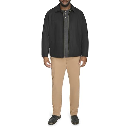 Image of Dockers Men's Wool Blend Quilted Bib Jacket Coat