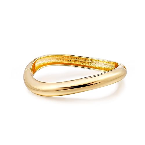 Elegance 11 designs Gold Cuff Bangle Bracelets For Women Trendy H...