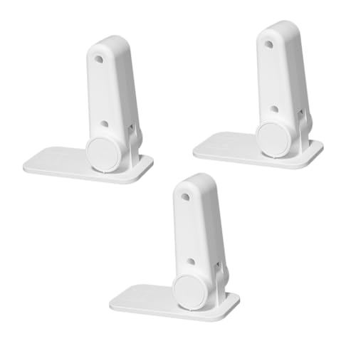 Vaguelly 3個男の子女の子用ドアレバーロック 粘着式 ハンドル ロック 家具や窓の固定に 食器棚 冷蔵庫 収納ロック