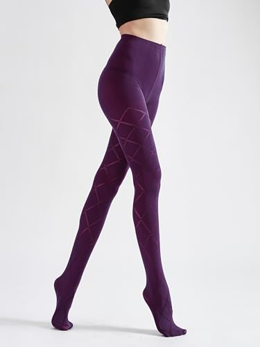 Image of Sahabowi Women Tights, Sheer High Waist Pantyhose, Vintage Control Top Stockings, Siwa9