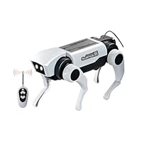 Robot Dog with Artificial Intelligence,Intelligent Solar Powered Interactive Toys,Science Kits | for Boys and Girls Adults Holiday Parties and Family