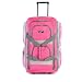 Olympia 33" 8 Pocket Rolling Duffel, Hot Pink