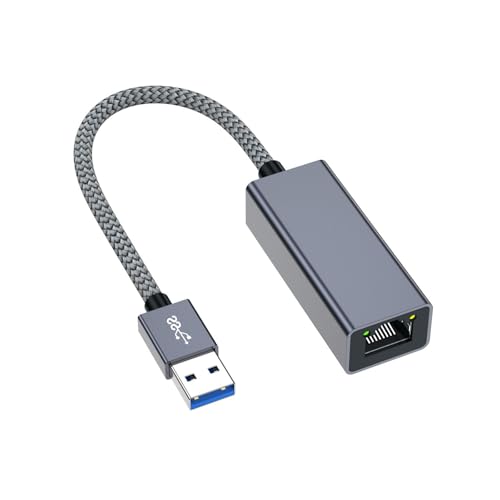 HEEZOU USB3.0 Bis RJ45 Gigabit Netzwerkadapter Schneller Geschwindigkeit Für Nahtlose NAS Kompatibilität Und Effiziente Datenübertragung