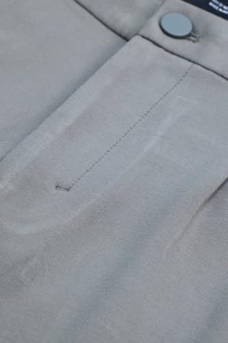 Image of SNITCH Men Formal Trousers | Slim Fit Mid Rise Plain Design | Viscose Blend & Wrinkle-Resistant Fabric for Office