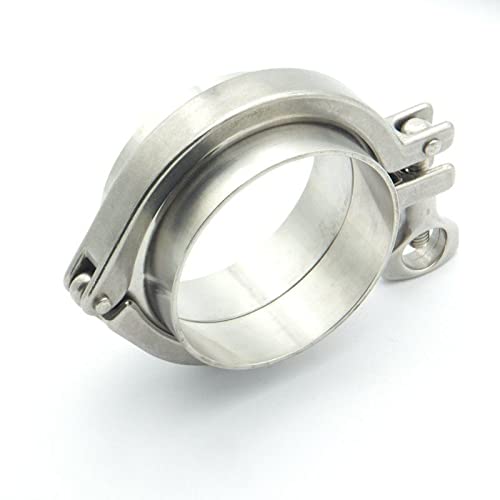 304 Stainless Steel Sanitary Pipe Fitting Set 108mm Pipe OD Sanitary 4" Tri Clamp Weld Ferrule + Tri Clamp + Silicon Gasket