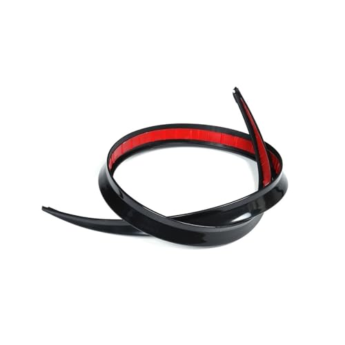 Aileron de pare-chocs en fibre de carbone PU noir 15m pour garniture de toit