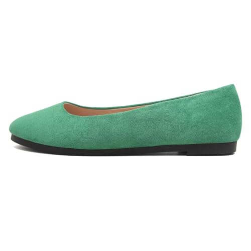 Image of Dear Time Women's Flats Comfortable Slip On Ballet Flats Soft Solid Casual Shoes