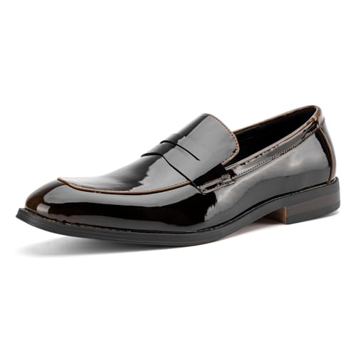 Image of JITAI Mens Velvet Loafers Dress Shoes Loafers for Men Tuxedo Suit Shoes