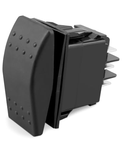 JUWEVAZU 0D4767 Generator On-Off-(ON) Rocker Switch Fit for Generac GP15000, DPDT Spade