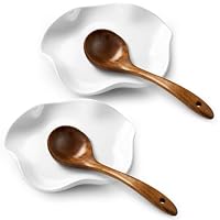 Poggiamestolo In Ceramica ABRUTY A Forma Di Fiore – 14 Cm, Blu, Resistente Al Calore, Posacenere O Portagioielli Multiuso - 4