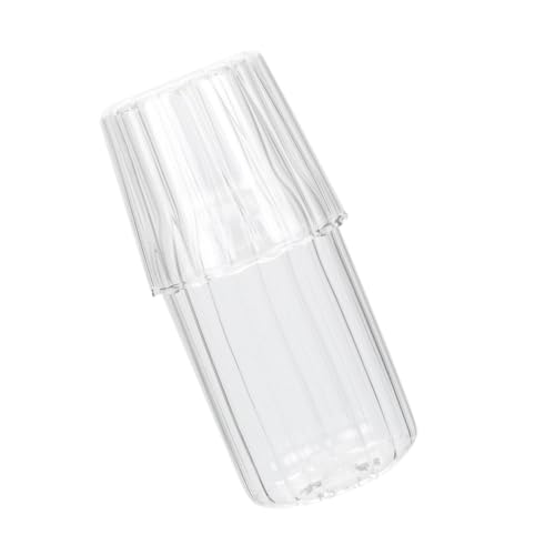 Alipis Cooling Kettle Multi-Function Glass Carafe for Desktop Use for Household Water Jug Needs Includes Water Accessories for Convenient Bedside Use