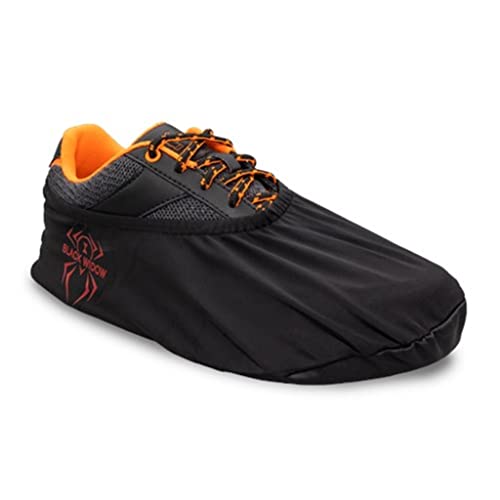 Hammer Bowling Products Unisex-Erwachsene Hammer Black Widow Schuhüberzieher-1 Paar SM/MD, schwarz, Small/Medium Cover