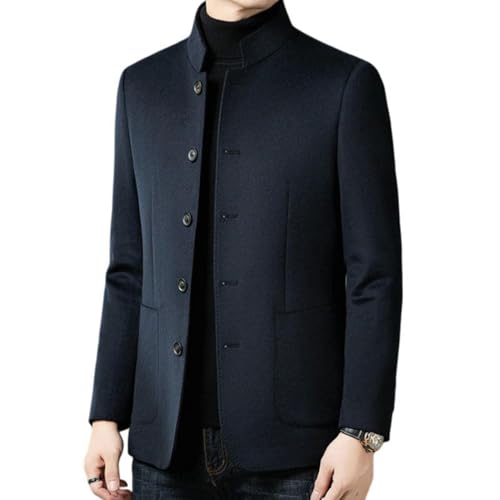 Blazer homme col montant infroissable fini les vestes froissées en laine