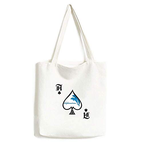 Sac à main Blue Ocean avec motif dauphin en toile pour l'été