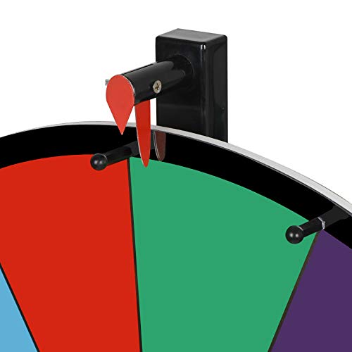 Nova Microdermabrasion 24 Inch Tabletop Roulette Prize Wheel With 14 Slots, Fortune Spinning Game Classic Sets For Carnivals, Trade Shows And Events W/Dry Erase Marker & Eraser #TOP7