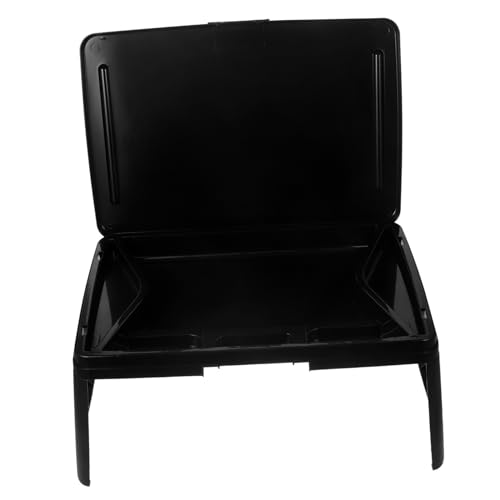 Veemoon Foldable Lap Desk for Bed Multifunctional Laptop Holder Storage Compartment Sturdy Stable Structure Non- Bar Portable Couch Table Elegant Study