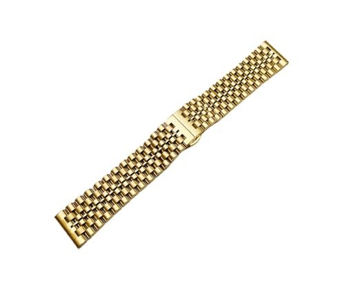 Bracelet de montre en acier inoxydable YGUKOJ 20mm agate maille métal changeable