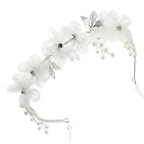 Haarschmuck Damen Blumenkranz Kleinkind Mädchen Stirnbänder Haarschmuck Kommunion Mädchen Prinzessin Blumenkranz Haare für Braut Damen Fotografie Hochzeit Zubehör