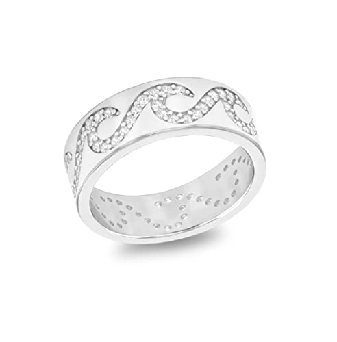 Bague femme argent sterling Tuscany Silver, l'anneau vague chic pour sublimer votre quotidien