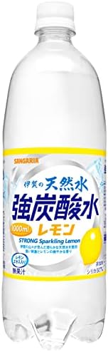 （08:00時点） サンガリア 伊賀の天然水 強炭酸水レモン 1000ml×12本