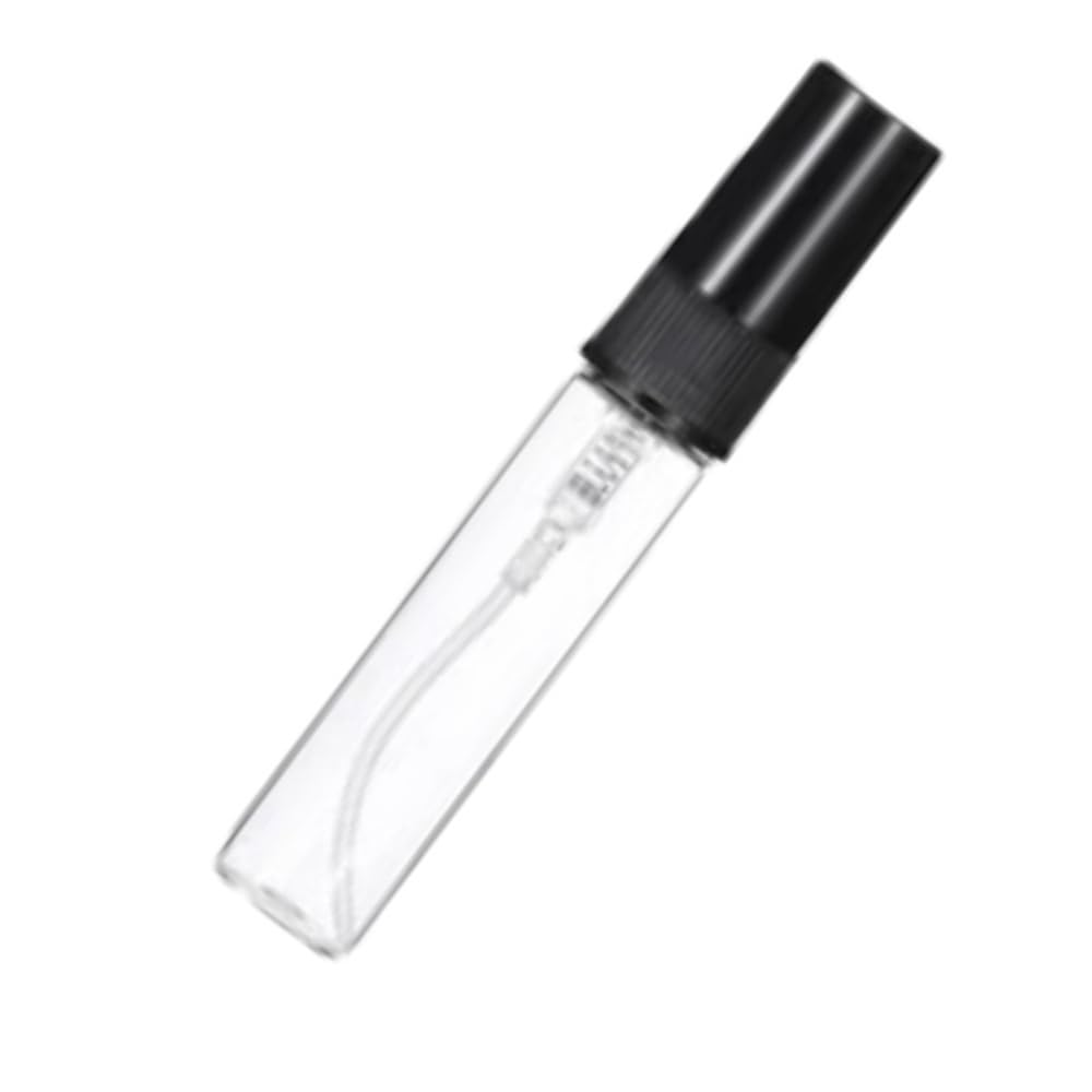 GOCENJIU Empty Decorative Bottle 20pcs Clear Mini Glass Bottles Mist Spray Vials, Sample Jars Empty Small Atomizer Bottle(5ml)