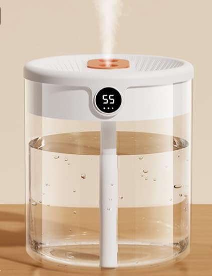 Aohellfe2L dual nozzle cold mist humidifier, USB power supply, essential oil diffuser with night light, desktop silent humidifier, intelligent aromatherapy humidifier with automatic shut-off.