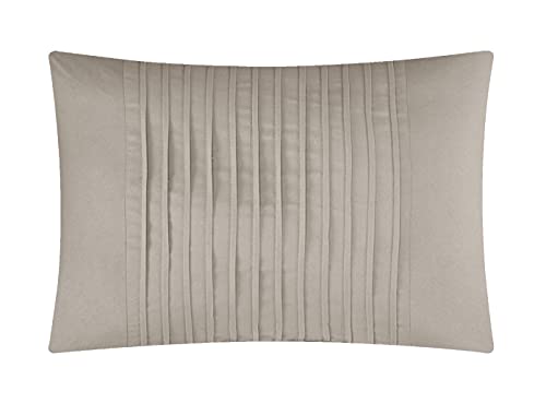 Casa Carrington 10 Piece Comforter Bed Set,Full, 82" X88, Neutral #TOP5