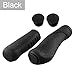 1 Pair Mountain for Bike Handlebar Grips, Long and Short TPR Rubber Ergonomic Grips for 22.2mm Diameter, Compatible with Folding, Includes Bar Ends (Black)