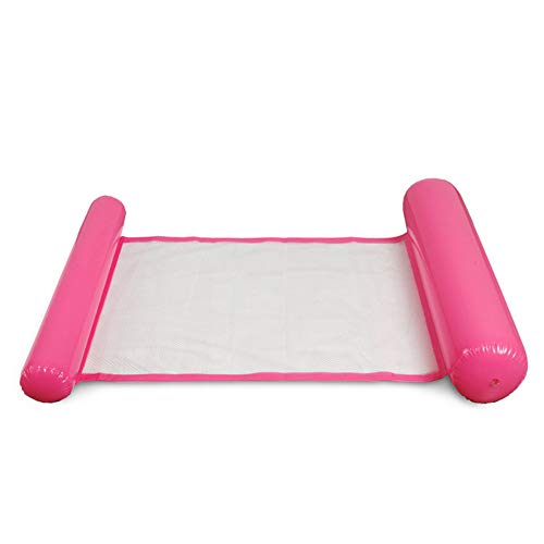 QKFON Cama Flotante, Hamaca de Agua Inflable, Cama Flotante, Silla Flotante, Piscina, Playa, Flotador para Adultos